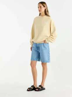 Ena Pelly Vintage Sport Sweatshirt - Lemon