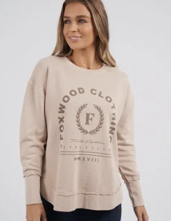 Foxwood Medalion Crew - Oatmeal