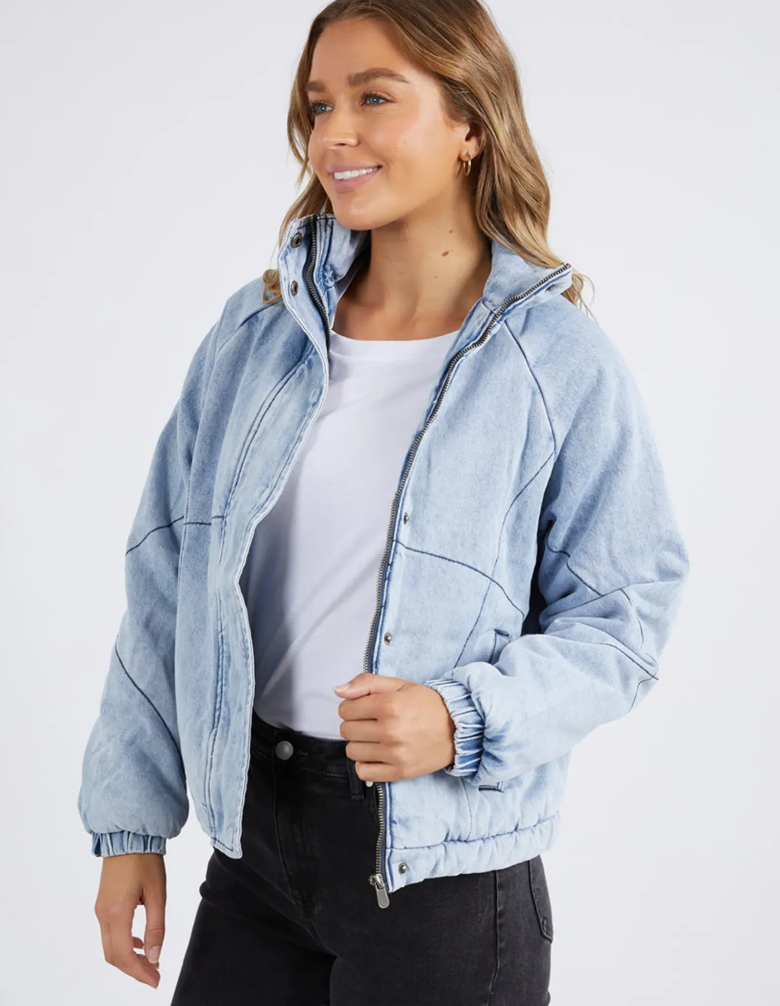 Foxwood Rosalee Jacket - Mid Vintage Blue