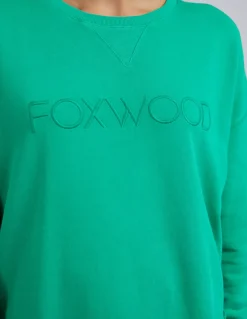 Foxwood Simplified Crew - Bright Green