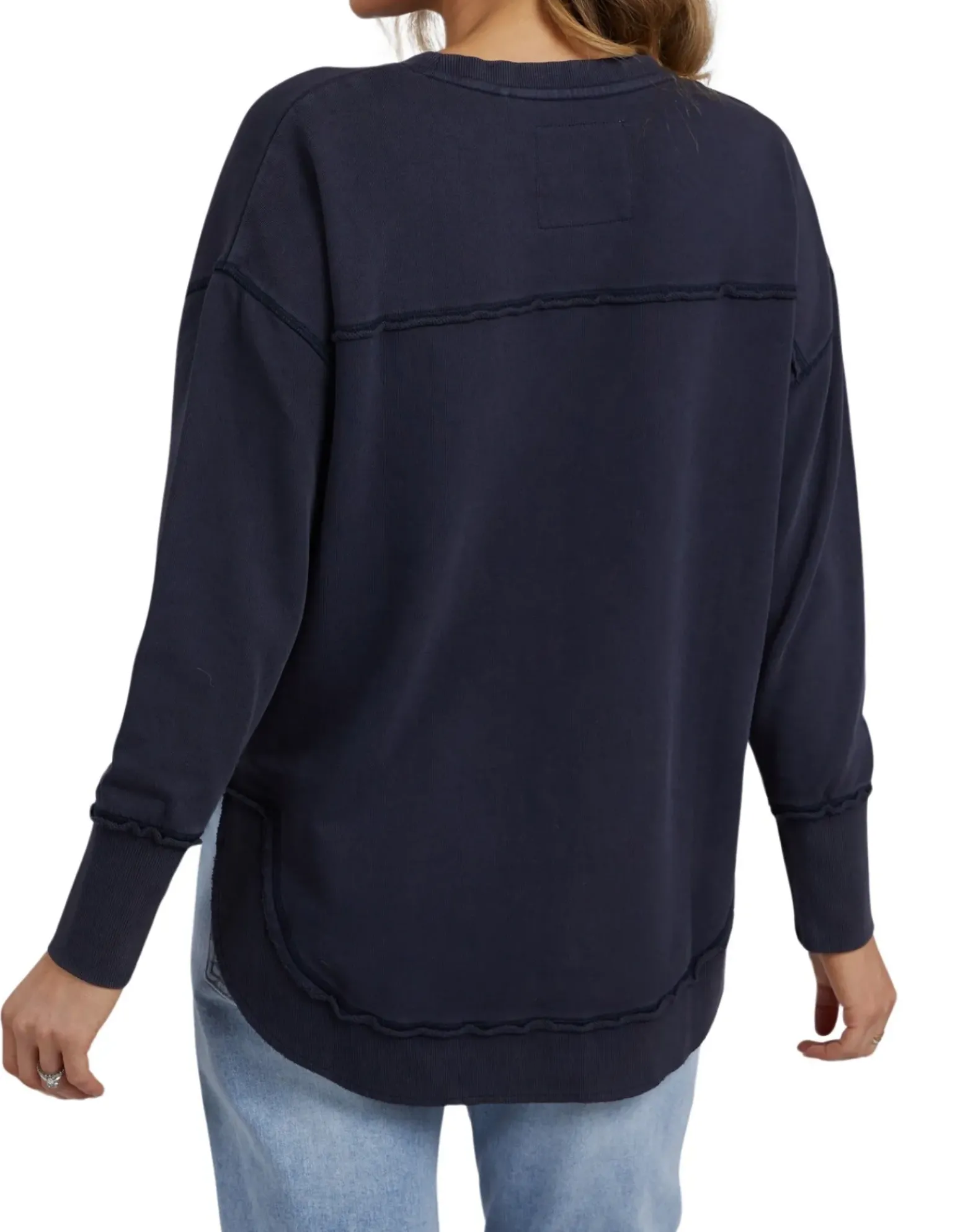 Foxwood Simplified Crew- Washed Navy