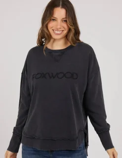 Foxwood Simplified Crew- Washed Navy
