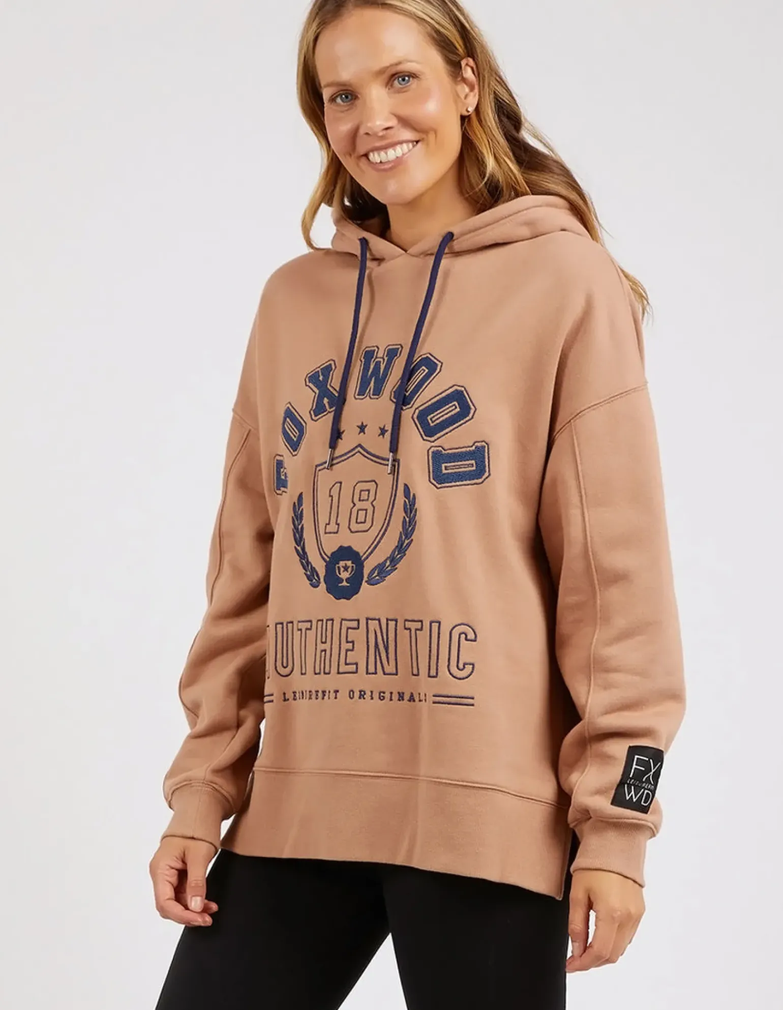 Foxwood Varsity Hoody - Latte
