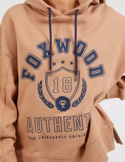 Foxwood Varsity Hoody - Latte