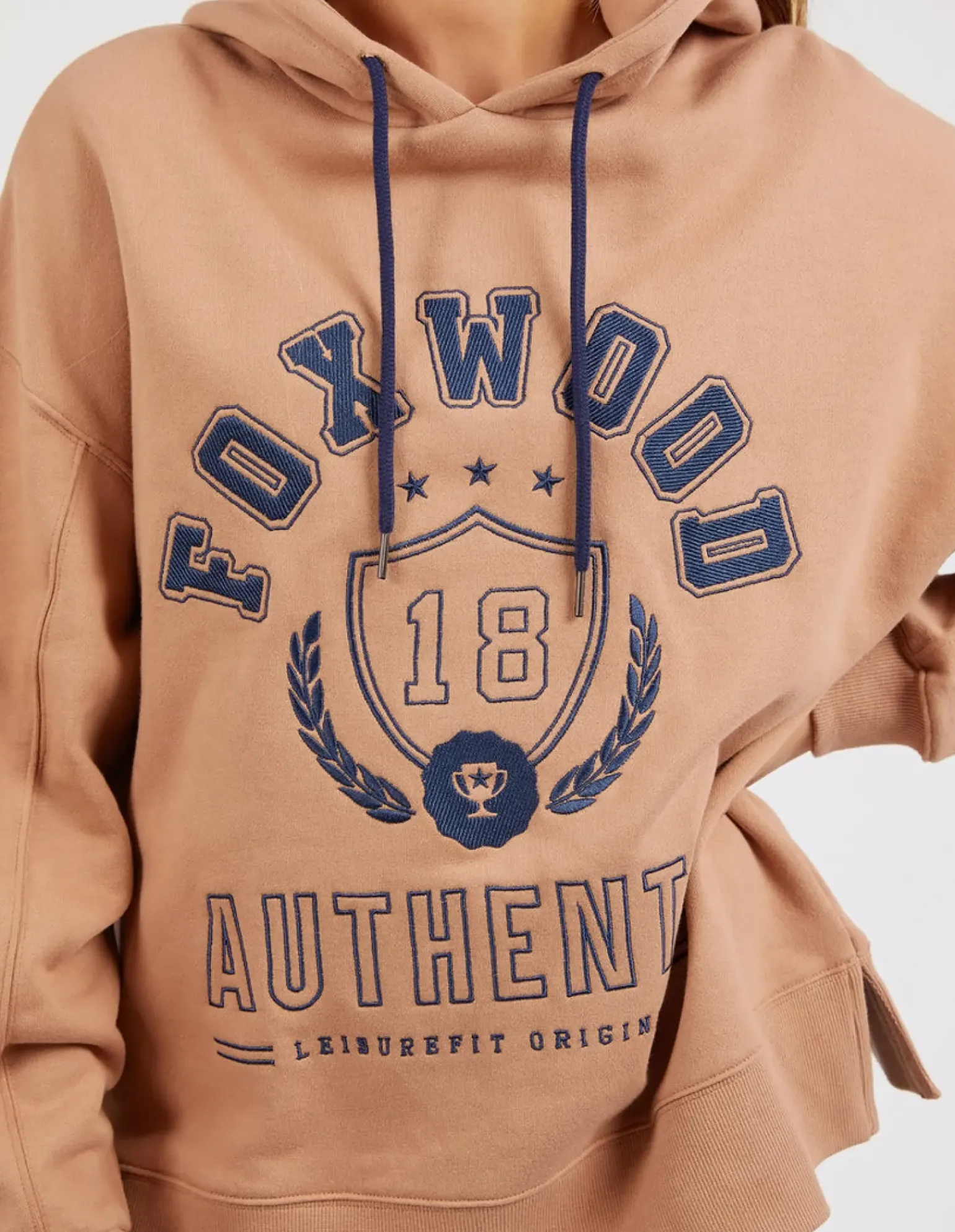 Foxwood Varsity Hoody - Latte