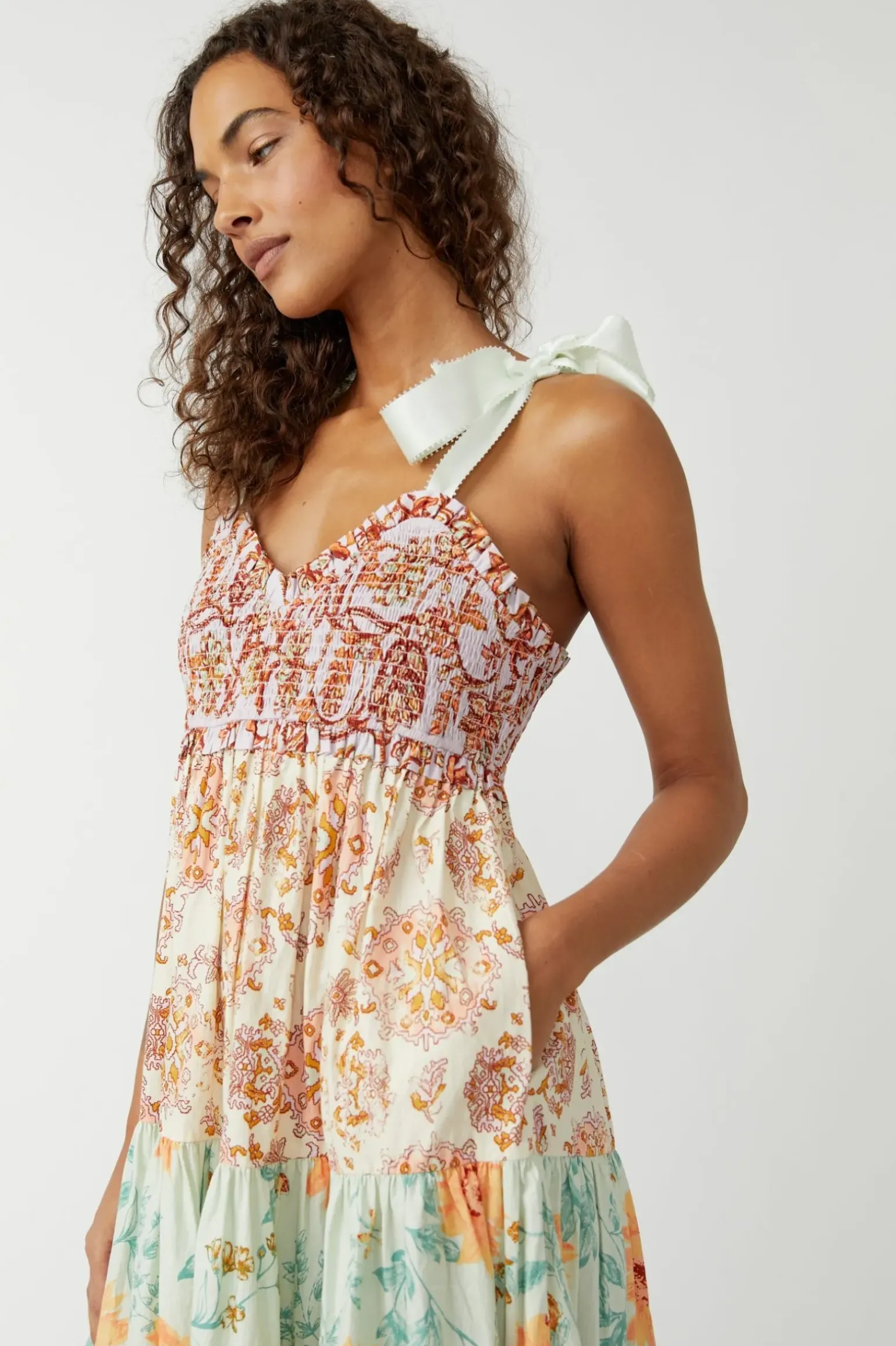 Free People Bluebell Maxi - Lilac Combo