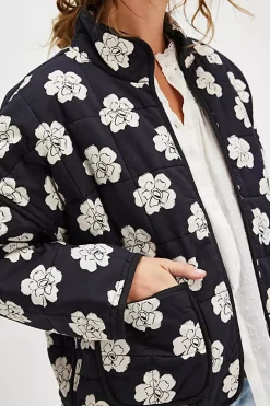 Free People Chloe Jacket - Night Blooms