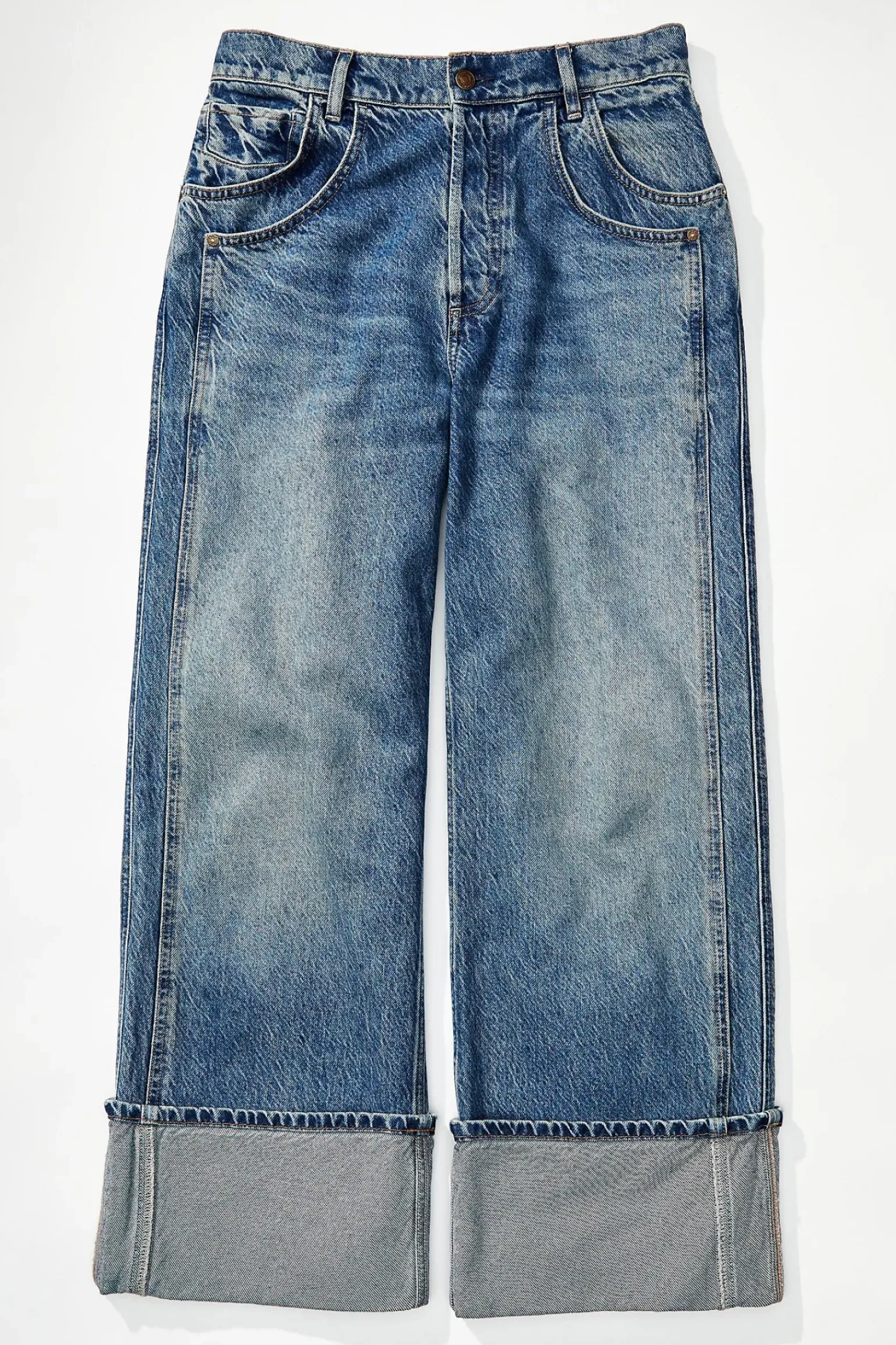 Free People Final Countdown Mid Rise Jean