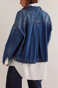 Free People Opal Swing Denim Jacket - Got The Blues