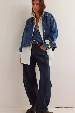 Free People Opal Swing Denim Jacket - Got The Blues