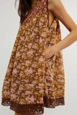 Free People Shea Printed Mini - Chocolate Combo