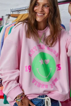 Hammil & Co Happy Sweat - Pink