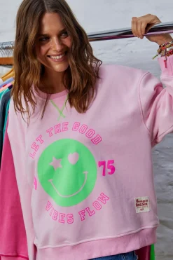Hammil & Co Happy Sweat - Pink