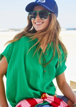 Hammill & Co Island Soul Shirt - Emerald