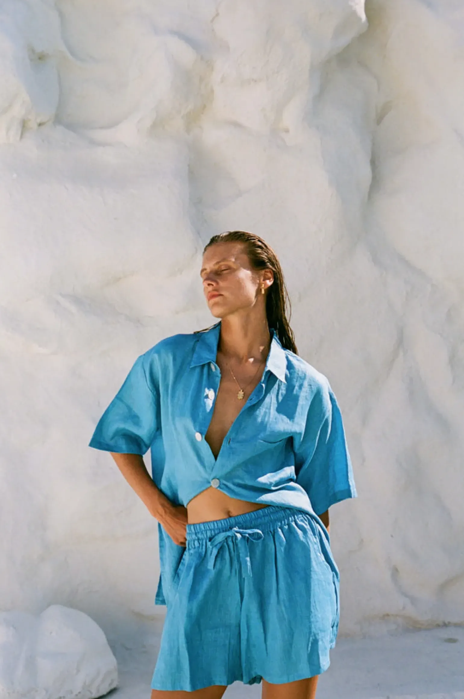 Hobo & Hatch Breeze Shirt - Ocean