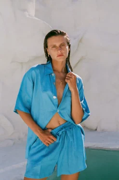 Hobo & Hatch Breeze Shirt - Ocean