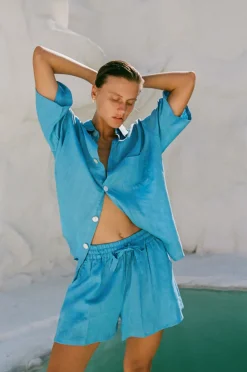 Hobo & Hatch Breeze Shirt - Ocean
