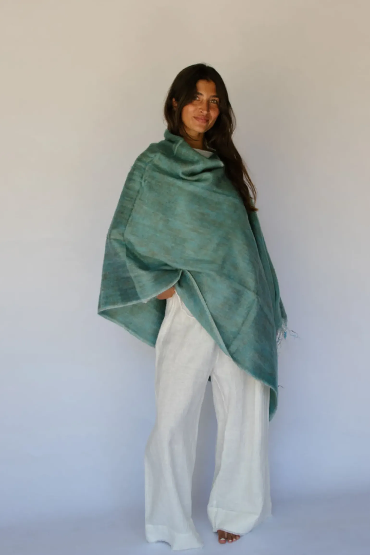 Hobo & Hatch Poncho- Marine