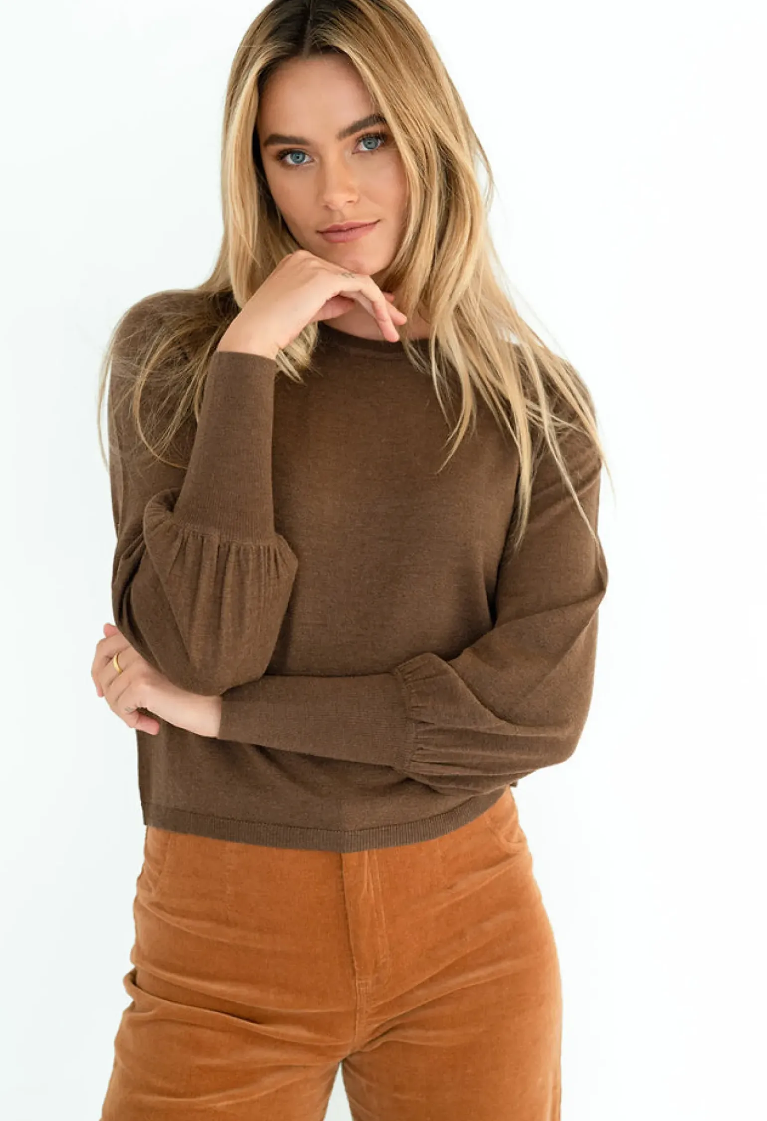 Humidity Chelsea Top - Chocolate