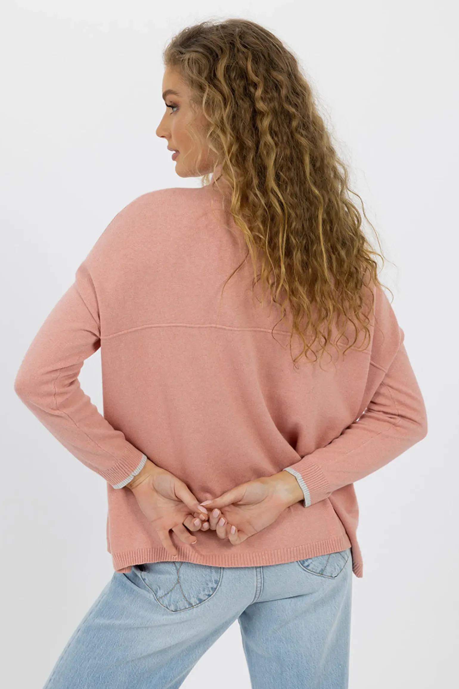 Humidity Heidi Knit Top - Rose
