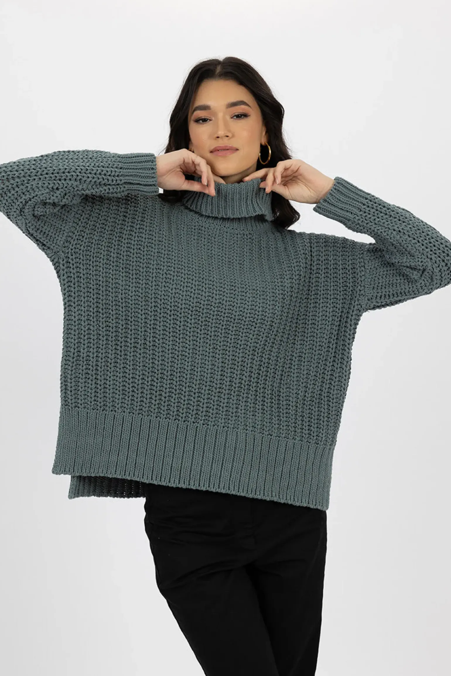 Humidity Jordie Jumper - Petrol