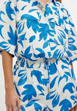 Kinney Juniper Shirt - Mosaic Blue