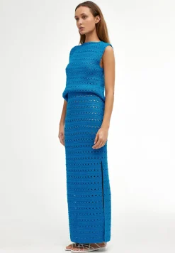 Kinney Laura Crochet Top - Blue