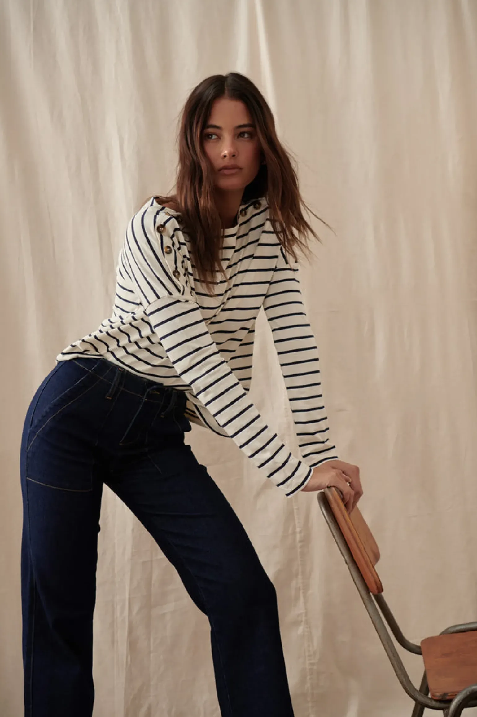 Kireina Celeste Pant - Indigo
