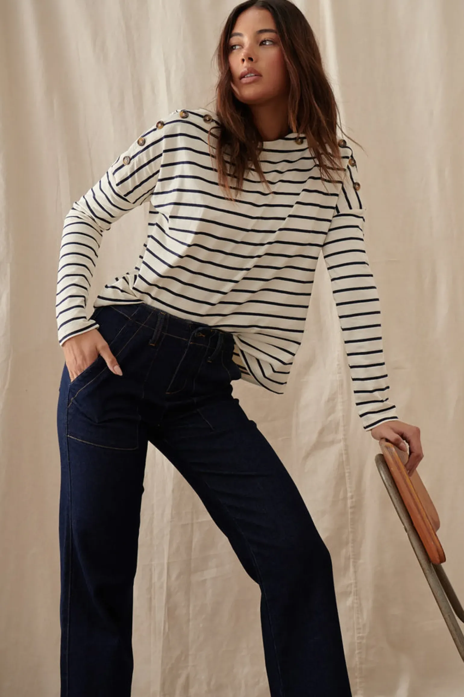 Kireina Celeste Pant - Indigo