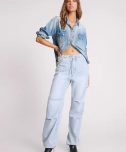 One Teaspoon Blue Latte Marley Relaxed Denim Jeans