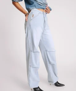 One Teaspoon Blue Latte Marley Relaxed Denim Jeans