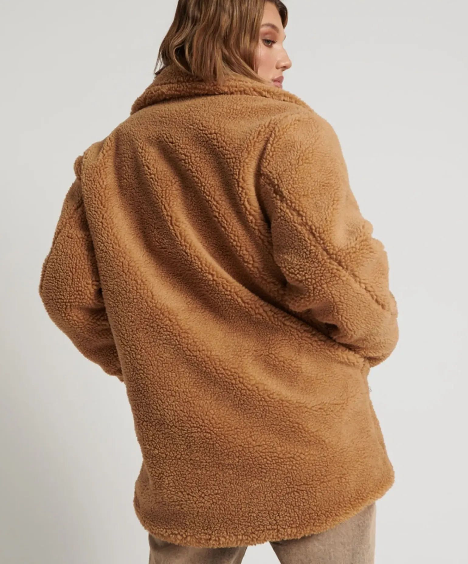 One Teaspoon Tan Teddy Coat