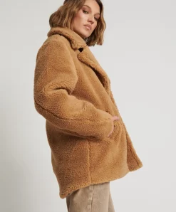One Teaspoon Tan Teddy Coat