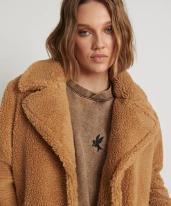 One Teaspoon Tan Teddy Coat