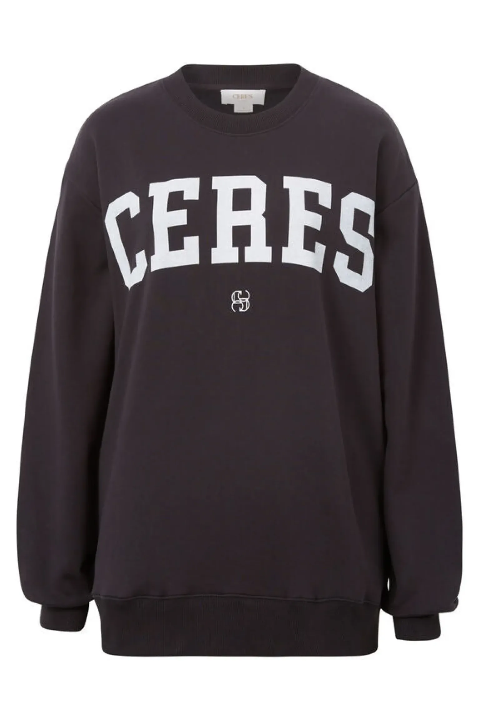 Oversized Slouchy Crew - Phantom Heritage Logo