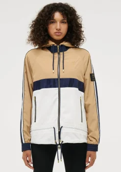 P.E Nation Cropped Man Down Jacket - Optic White
