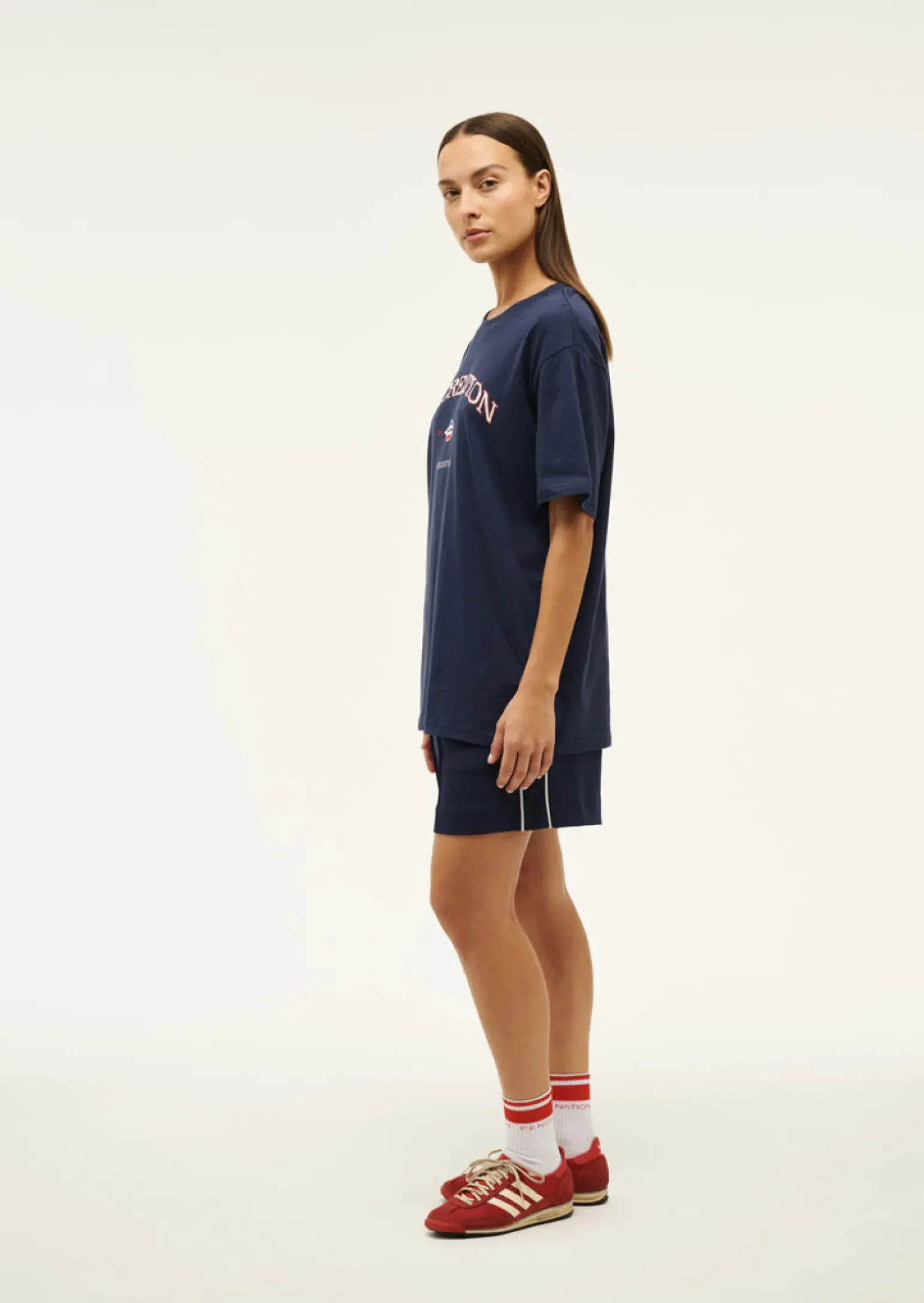 P.E Nation Recreation Tee - Dark Navy Blue