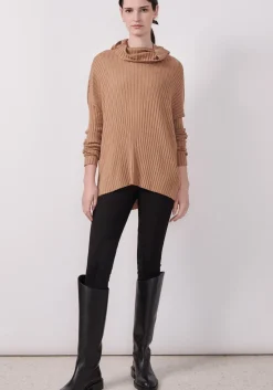 POL Cirelle Ribbed Rollneck- Fox