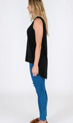 3rd Story Madison Tank Black