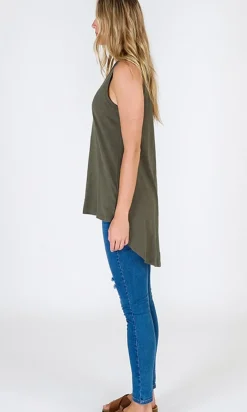 3rd Story Madison Tank Khaki