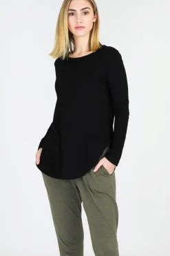 3rd Story Scarlett Long Sleeve Tee - Black
