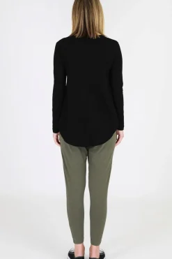 3rd Story Scarlett Long Sleeve Tee - Black