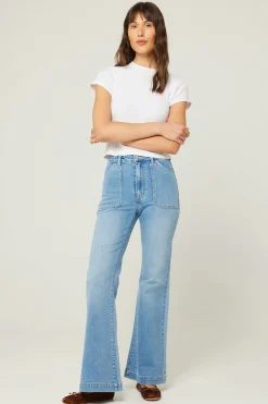 Rolla's Eastcoast Flare Carly- Vintage Blue