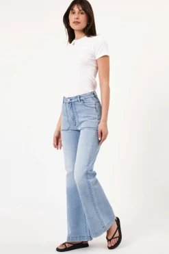 Rolla's Eastcoast Flare Faded Blue - Light Vintage Blue