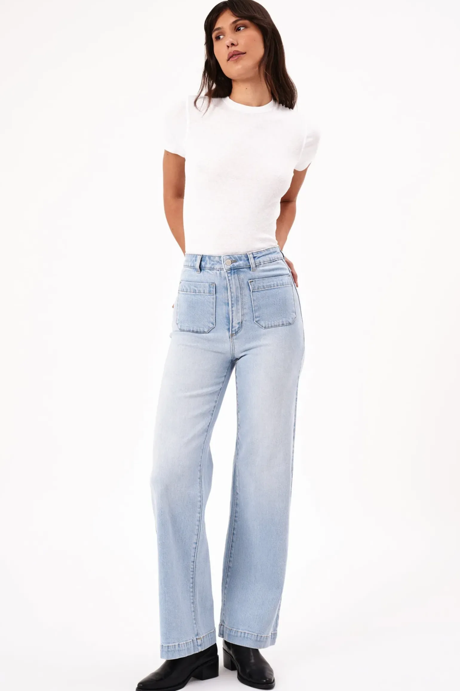 Rolla's Sailor Long Jean Sophie- Light Blue
