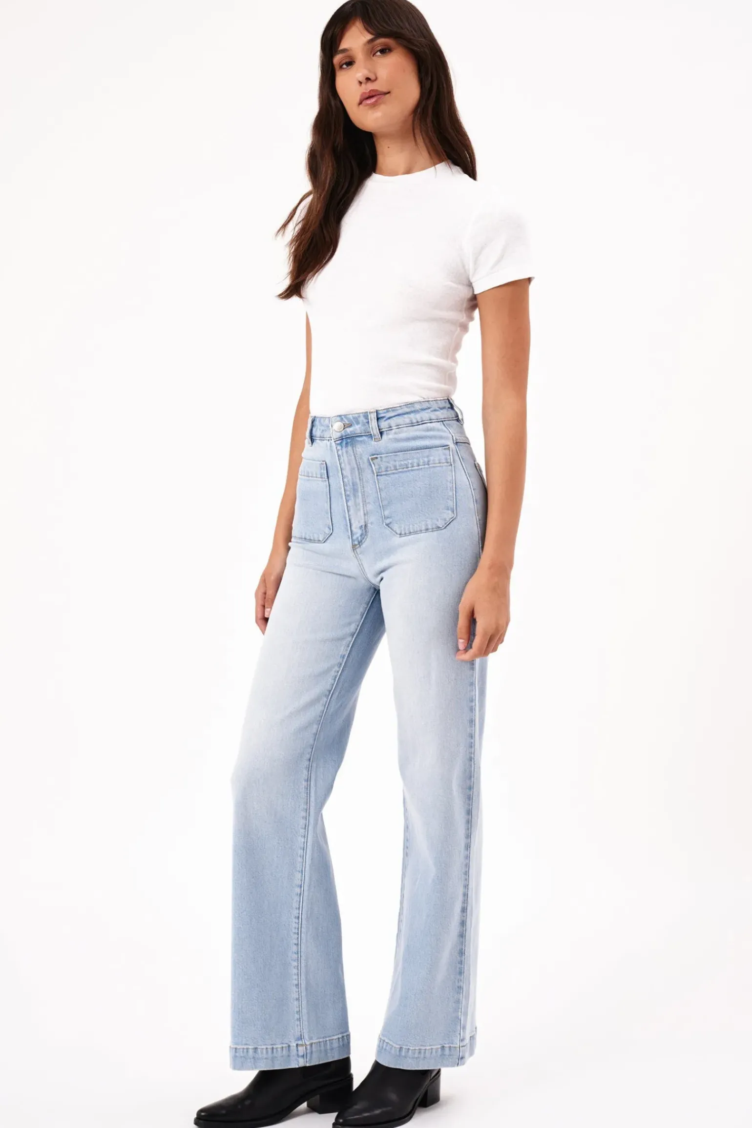 Rolla's Sailor Long Jean Sophie- Light Blue