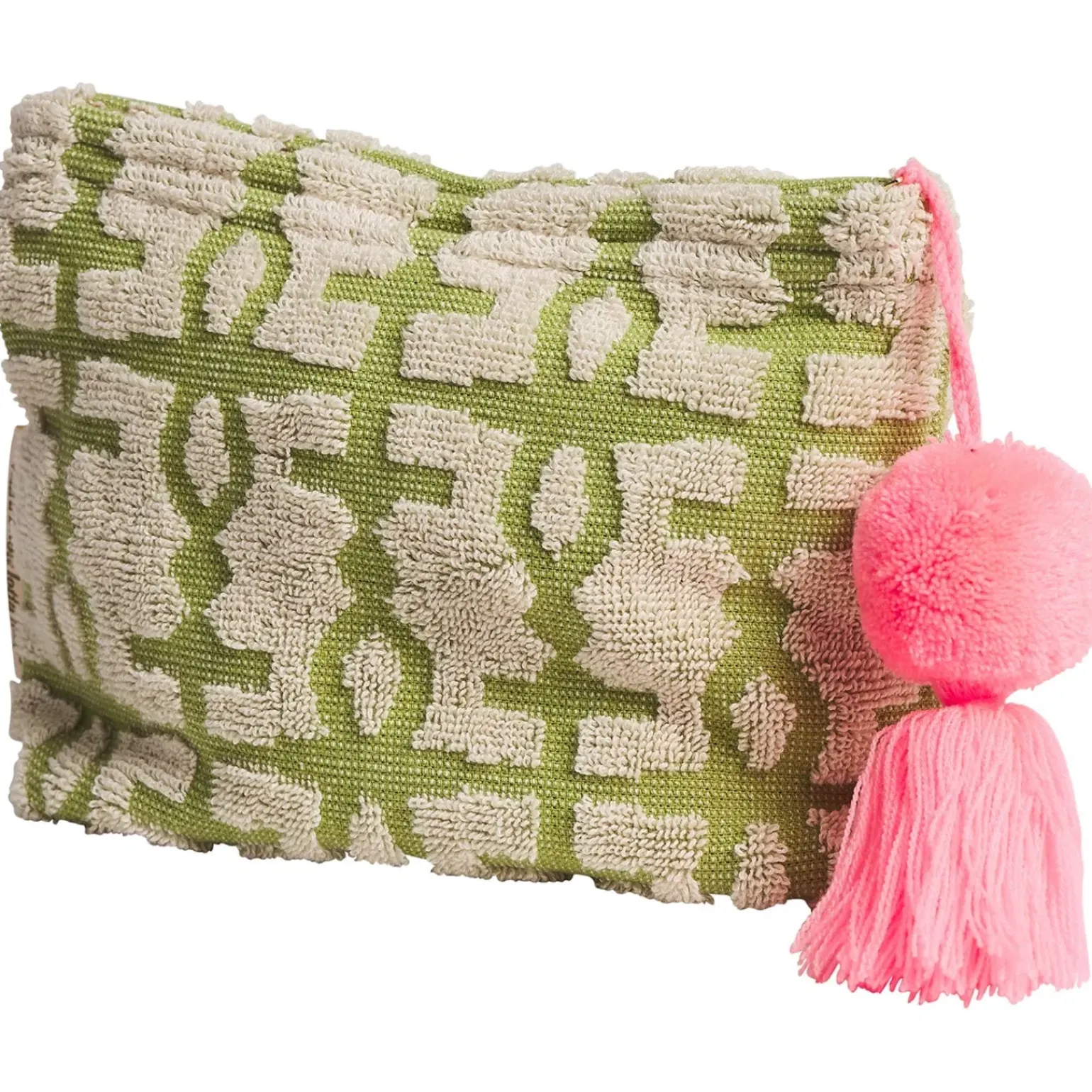 Sage & Clare Amata Terry Pouch - Palm Small
