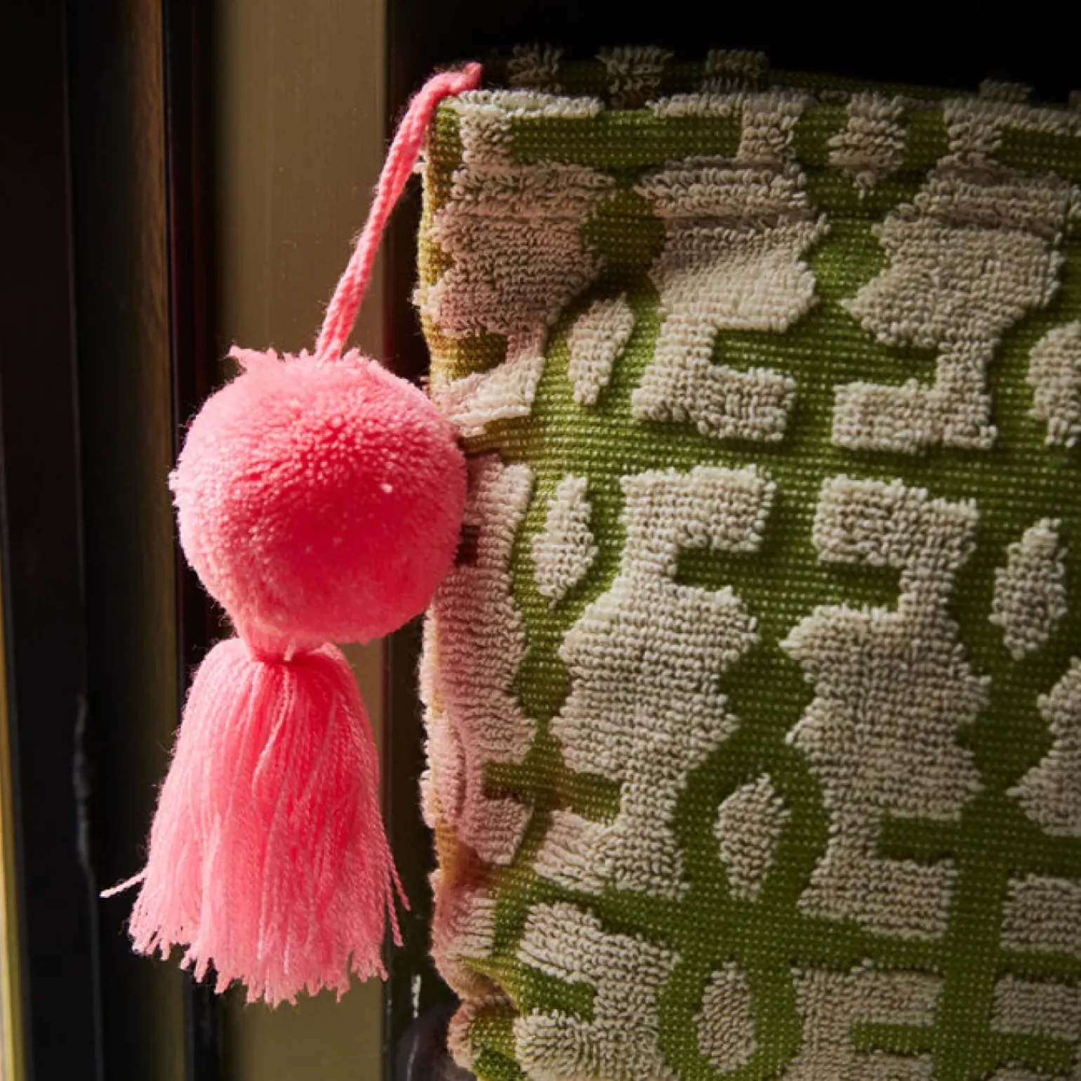 Sage & Clare Amata Terry Pouch - Palm Small