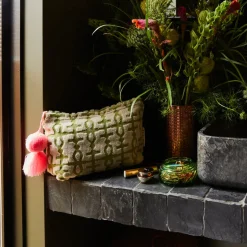 Sage & Clare Amata Terry Pouch - Palm Small