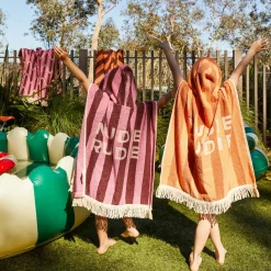 Sage & Clare Jarita Hooded Towel - Rosewater